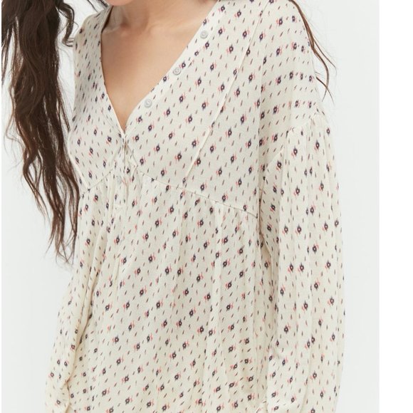 Urban Outfitters Tops - NWT urban outfitters spirit v-neck babydoll blouse